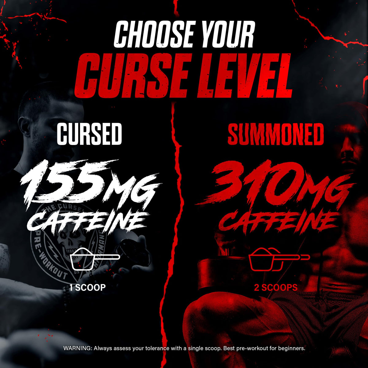 JNX SPORTS The Curse! Pre Workout Powder for Men & Women