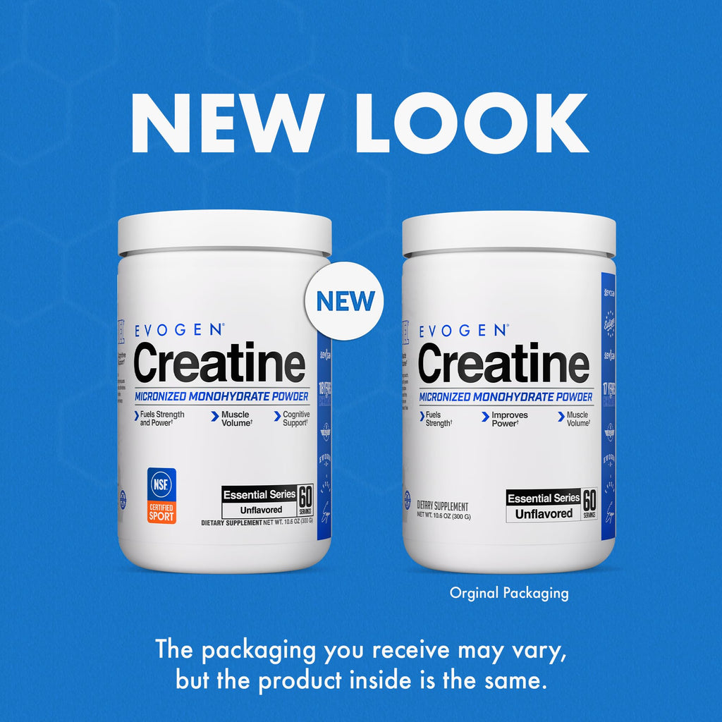 Evogen Creatine Monohydrate Powder Unflavored - 60 Servings - image 2