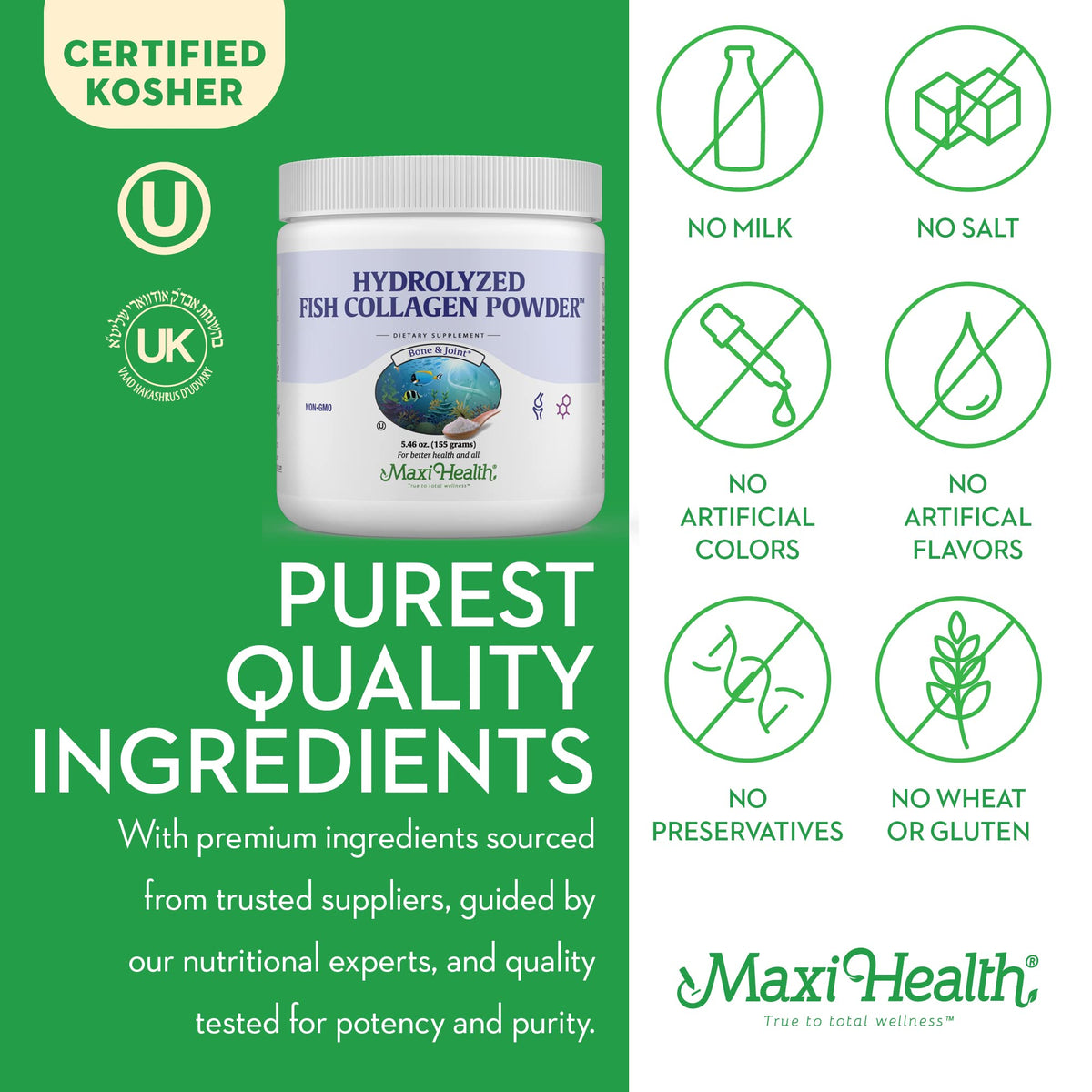 Maxi Health Collagen Peptides Powder