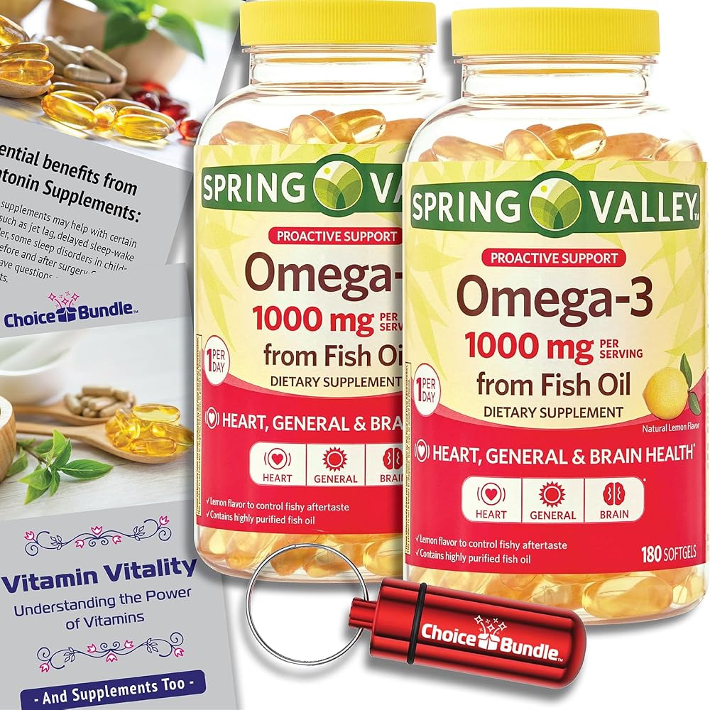Choice Bundle Spring Valley Proactive Support Omega-3 Fish Oil Soft