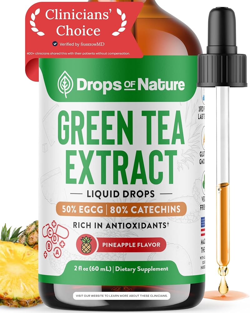 Drops of Nature Green Tea Extract 10:1 Liquid - 60 mL
