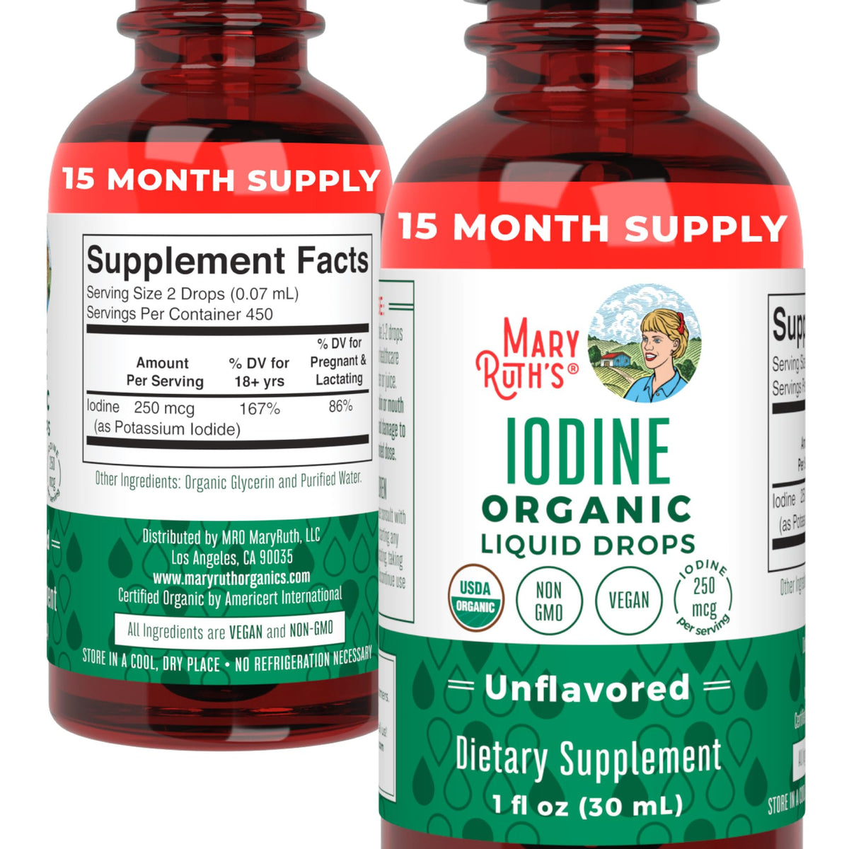 MaryRuth's USDA Organic Iodine Liquid Drops - 1 fl oz - image 10