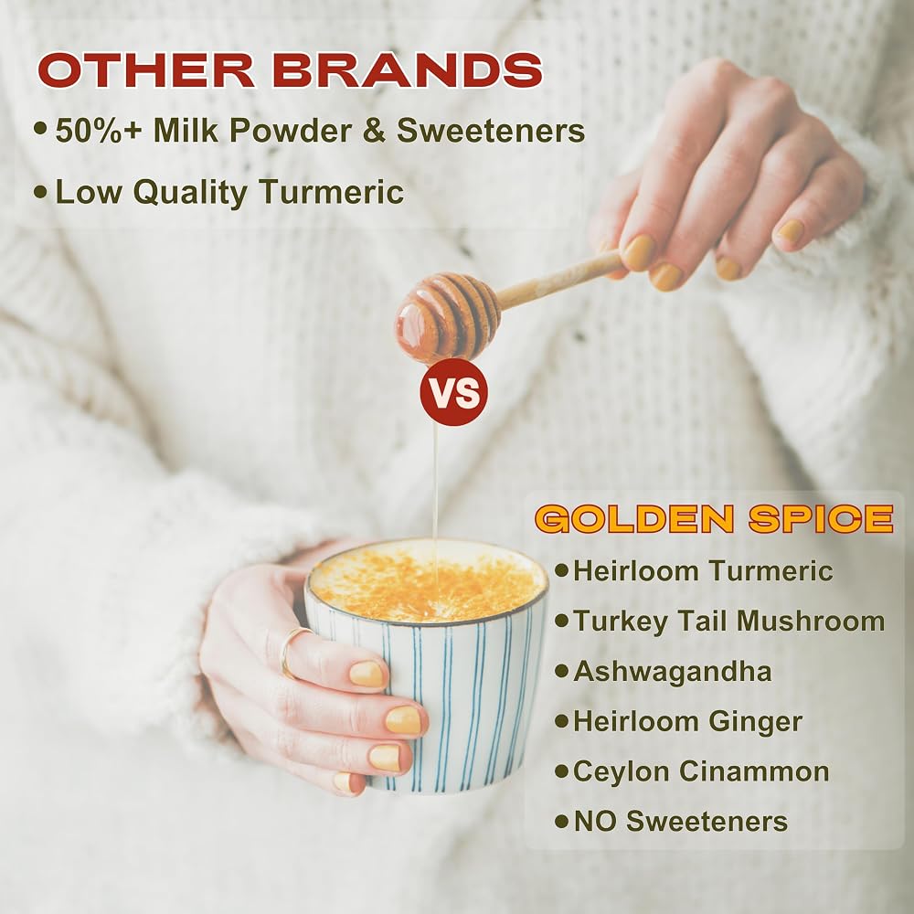 Archaic Apothecary Golden Spice Golden Milk Turmeric Latte - 20 Servings - image 6