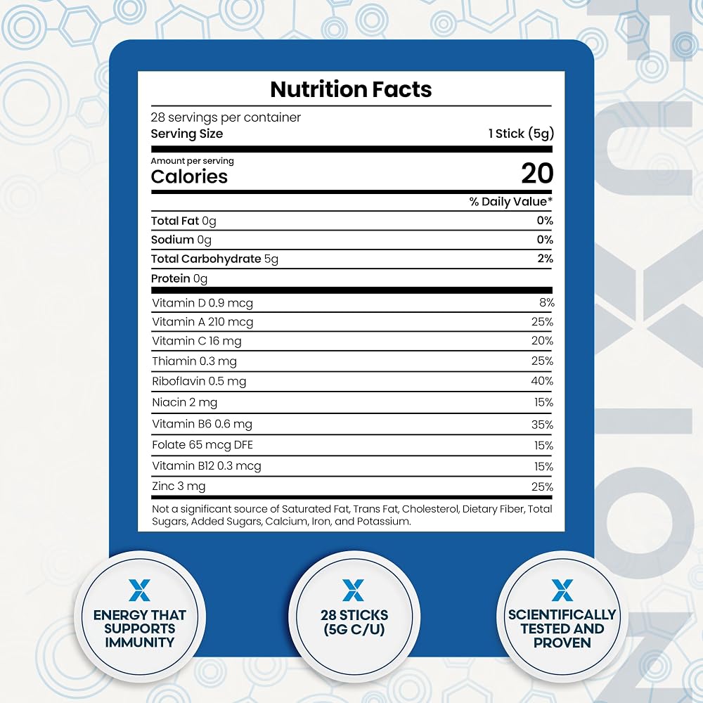 FuXion Vita Xtra T+ Energy Drink Powder - 28 Sticks - image 5