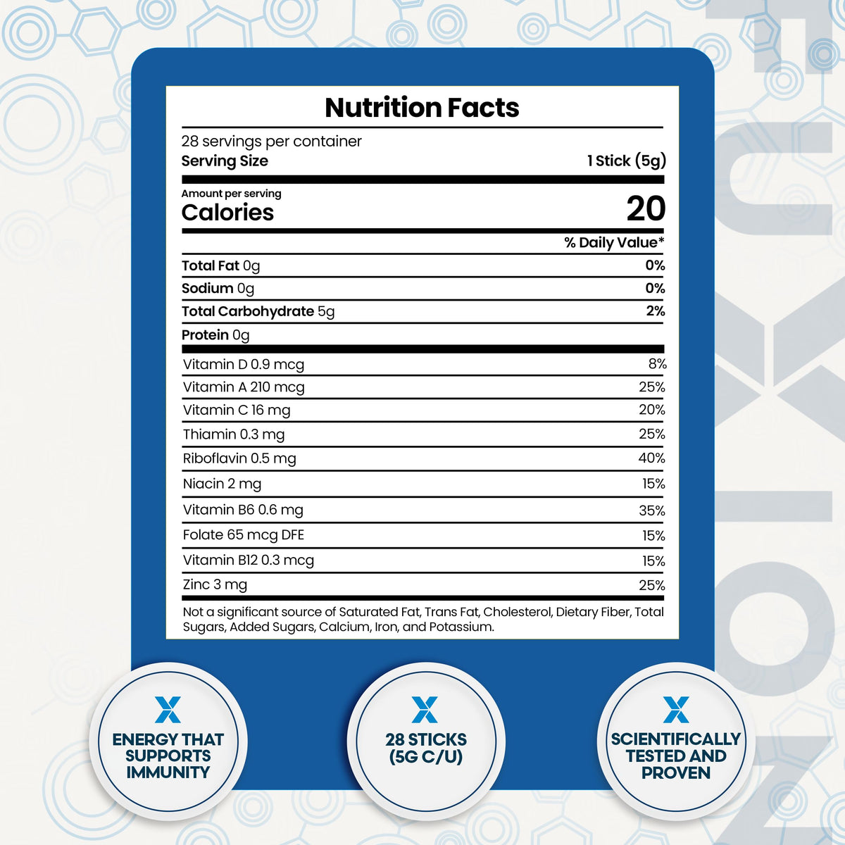 FuXion Vita Xtra T+ Energy Drink Powder - 28 Sticks - image 5