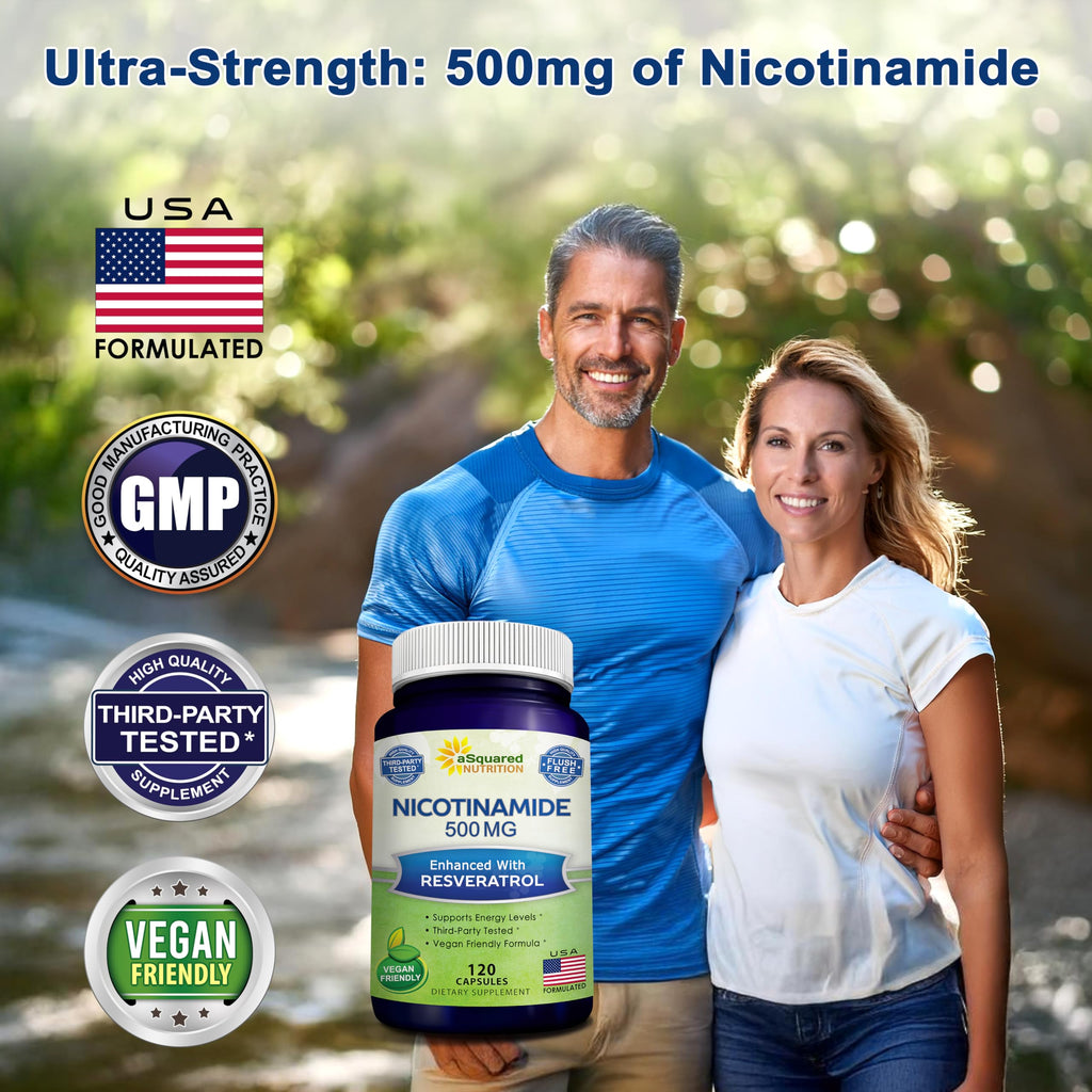 aSquared Nutrition Nicotinamide with Resveratrol - 120 Capsules - image 5