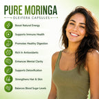 MEDI BOTIC Organic Moringa Capsules 800mg, 3rd Party Tested & Non-GMO