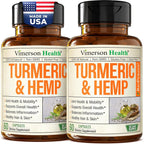 Vimerson Health Turmeric Curcumin with Hemp Seeds & Lemon Balm - 120 Capsules