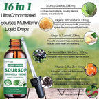 AMENQ hHEALTH Soursop Bitters Liquid Drops with Sea Moss - 2 Fl Oz - image 5