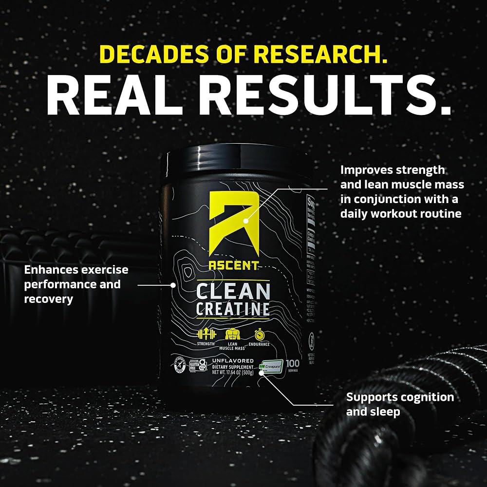 Ascent Clean Creatine Monohydrate Powder