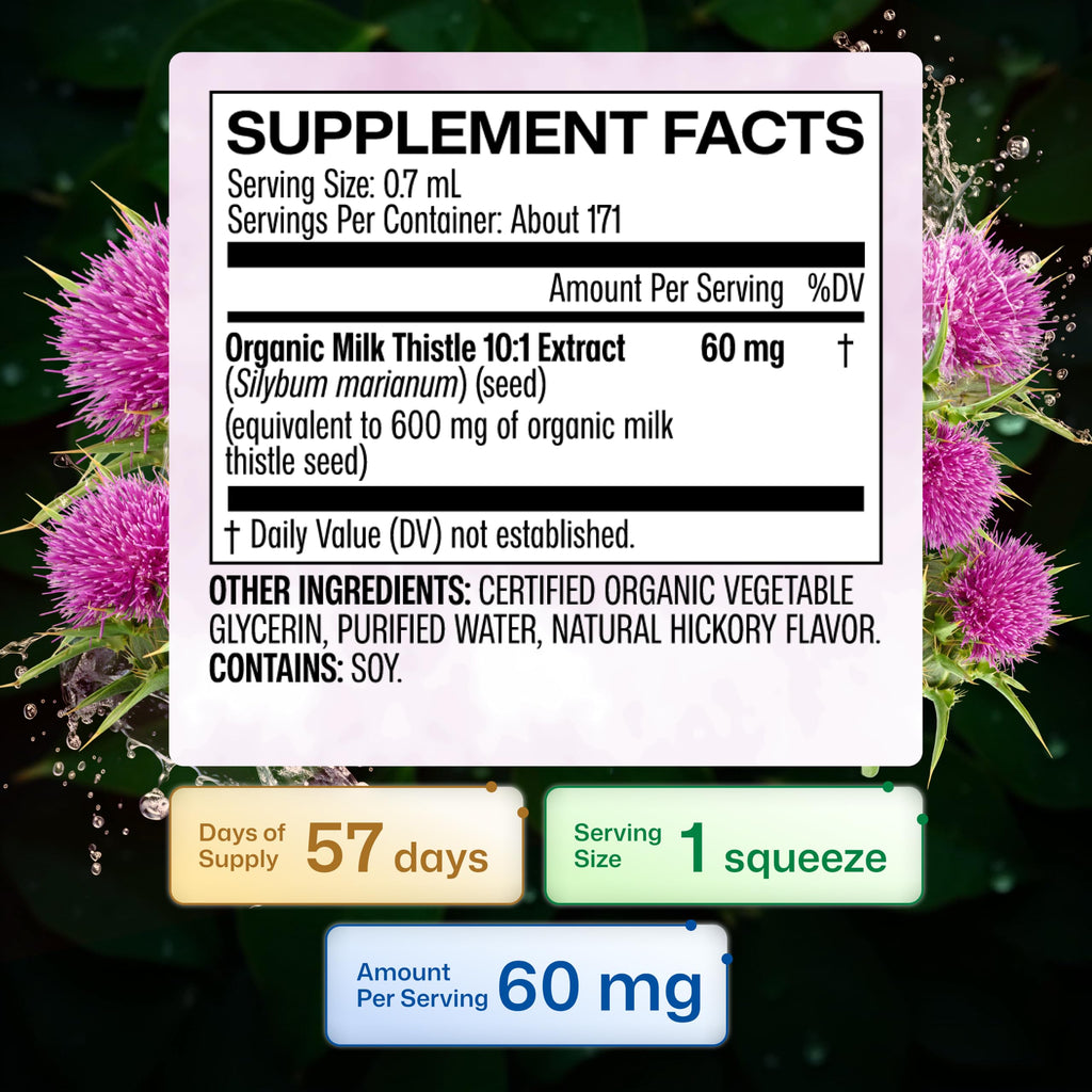 BIO KRAUTER Milk Thistle Extract for Liver Support - 4 Fl Oz - image 5