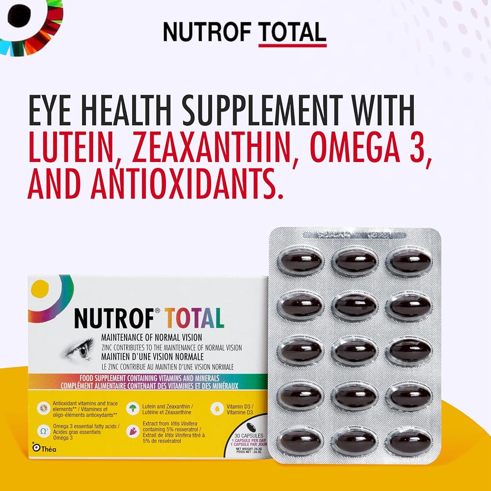 THEA PHARMA Nutrof Total Eye Health Supplement - 30 Softgels - image 2