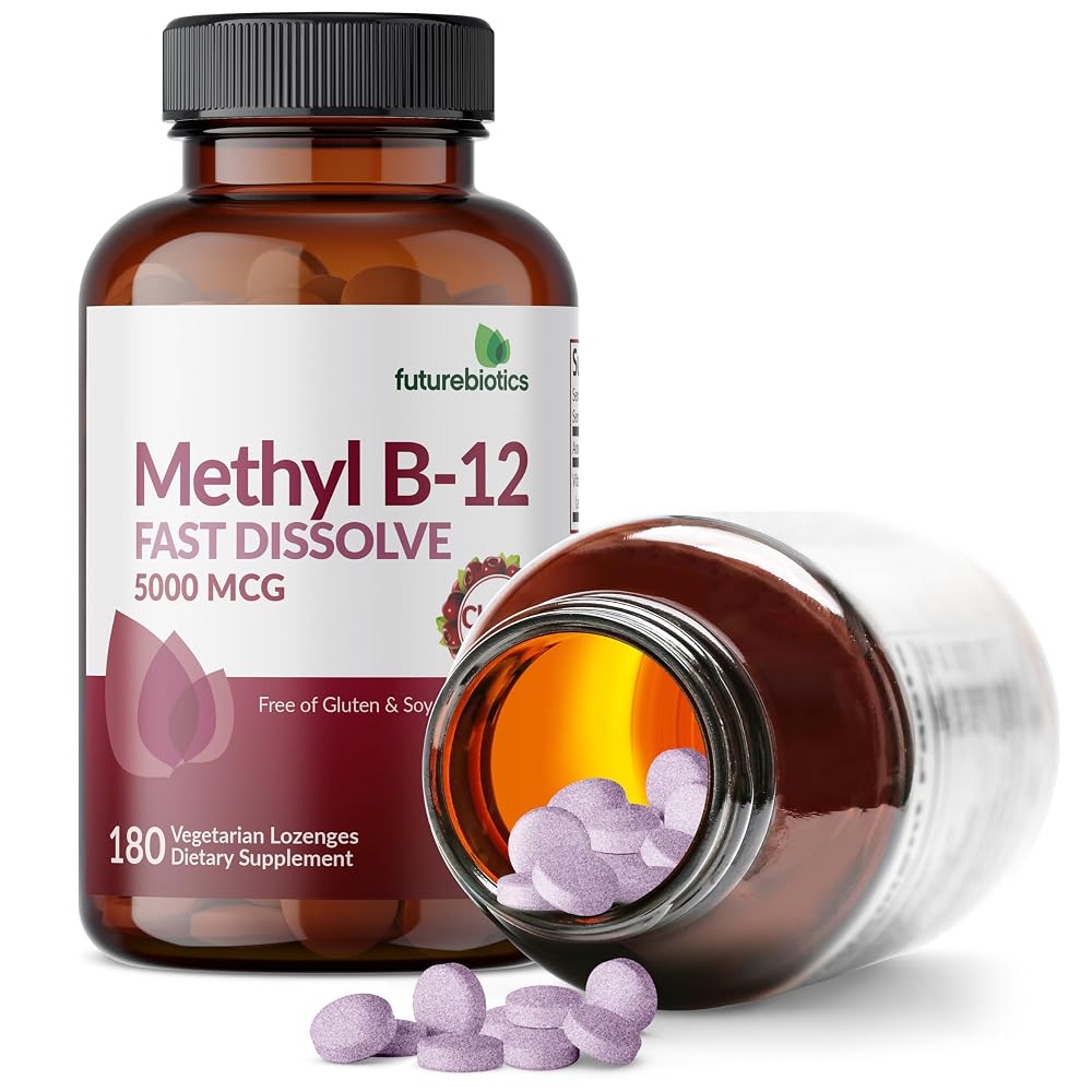 Futurebiotics Methyl B12 5000 MCG Vitamin B12 Methylcobalamin