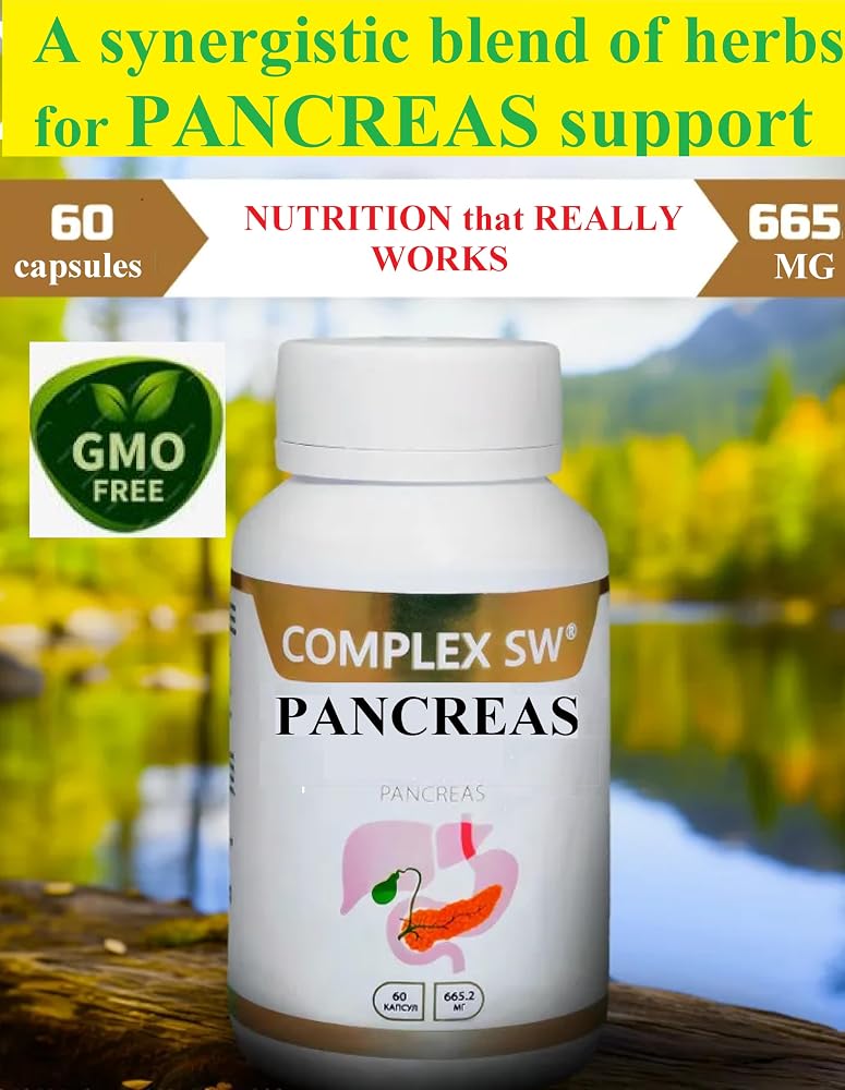 Generic Pancreas Cleanse Detox & Repair Supplement - 60 Capsules