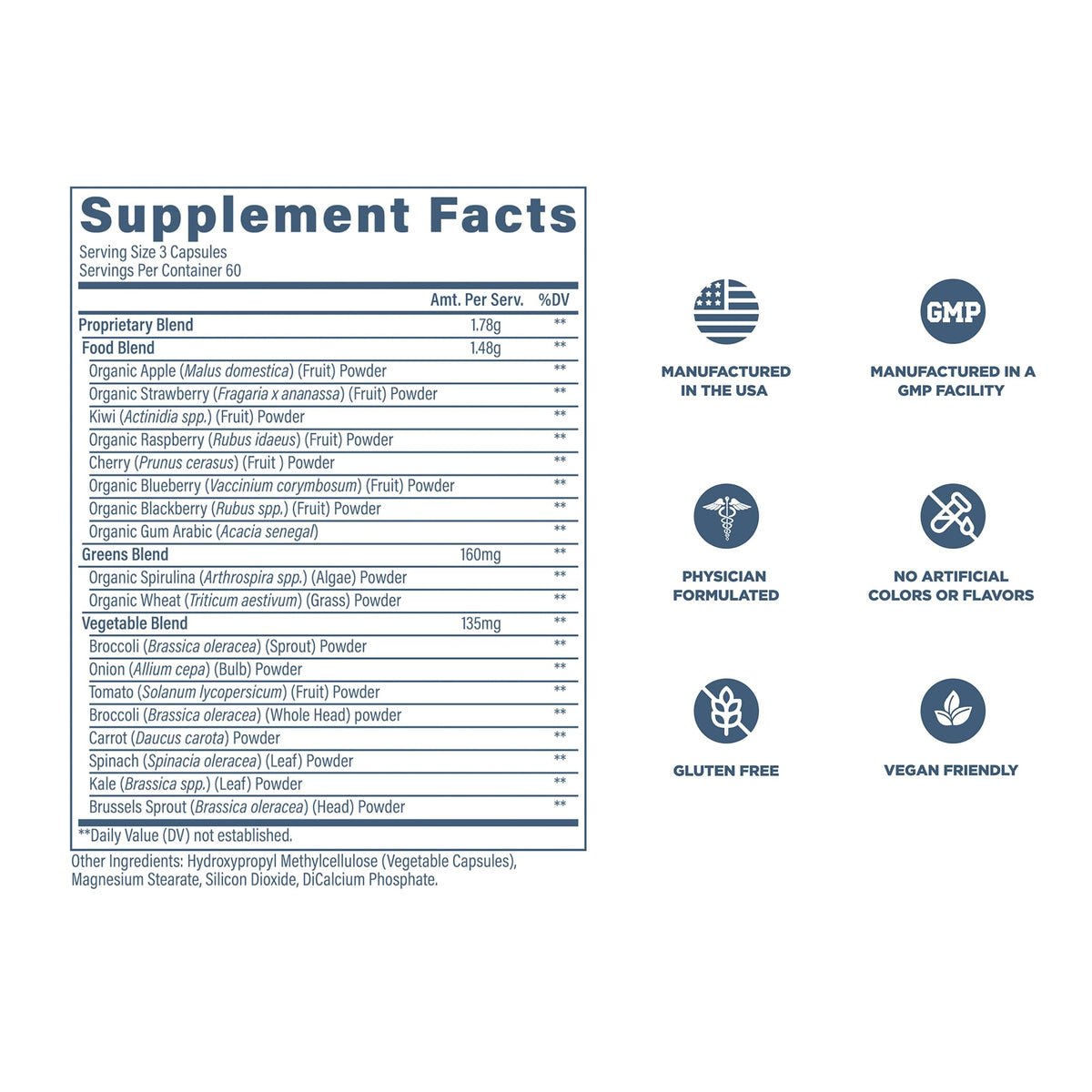 Revive MD Daily Greens Supplement for Immune Support - 180 Capsules - image 6