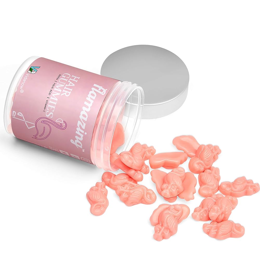 vidanow Flamazing Hair Vitamins Gummy for Hair, Skin & Nails - 60 Gummies - image 4