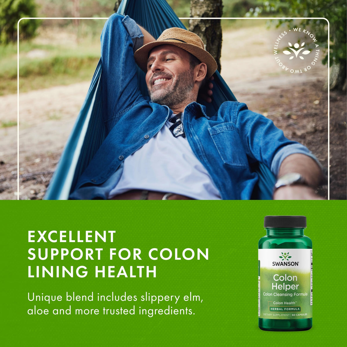Swanson Colon Helper Herbal Digestive Supplement for Adults Seeking