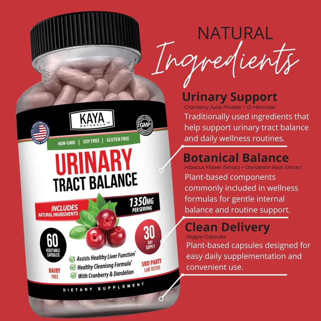 Kaya Naturals - D-Mannose - Urinary Tract UT Cleanse & Bladder Health