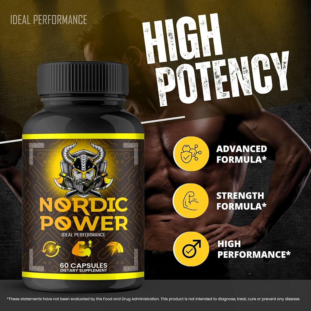 IDEAL PERFORMANCE Nordic Power Pills Maximum Strength - 120 Capsules - image 4