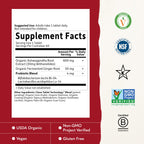 Garden of Life Organic Ashwagandha with Probiotics & Ginger - 60 Tablets - image 4