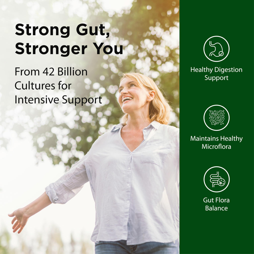 Flora Super 8 Hi-Potency Probiotic 42 Billion CFU - 60 Vegetarian Capsules - image 3