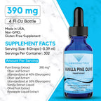 Absonutrix Vanilla Pine Olive Leaf Liquid Extract 390 mg - 4 FL OZ - image 2