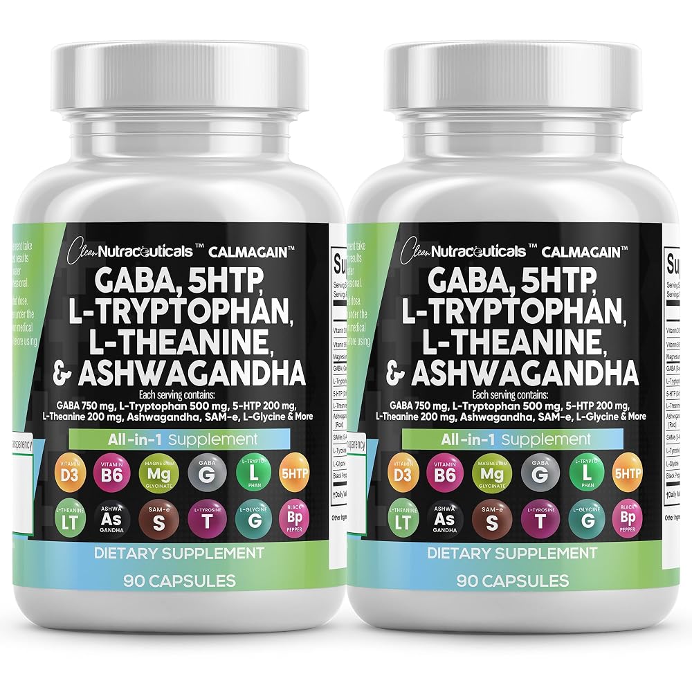 Clean Nutraceuticals GABA 750mg Mood Support