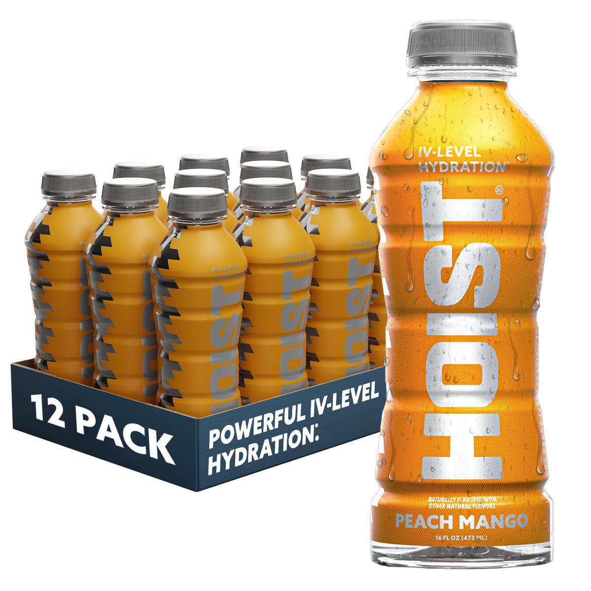 HOIST Premium Military Hydration Electrolyte Drink Peach Mango - 12 Pack