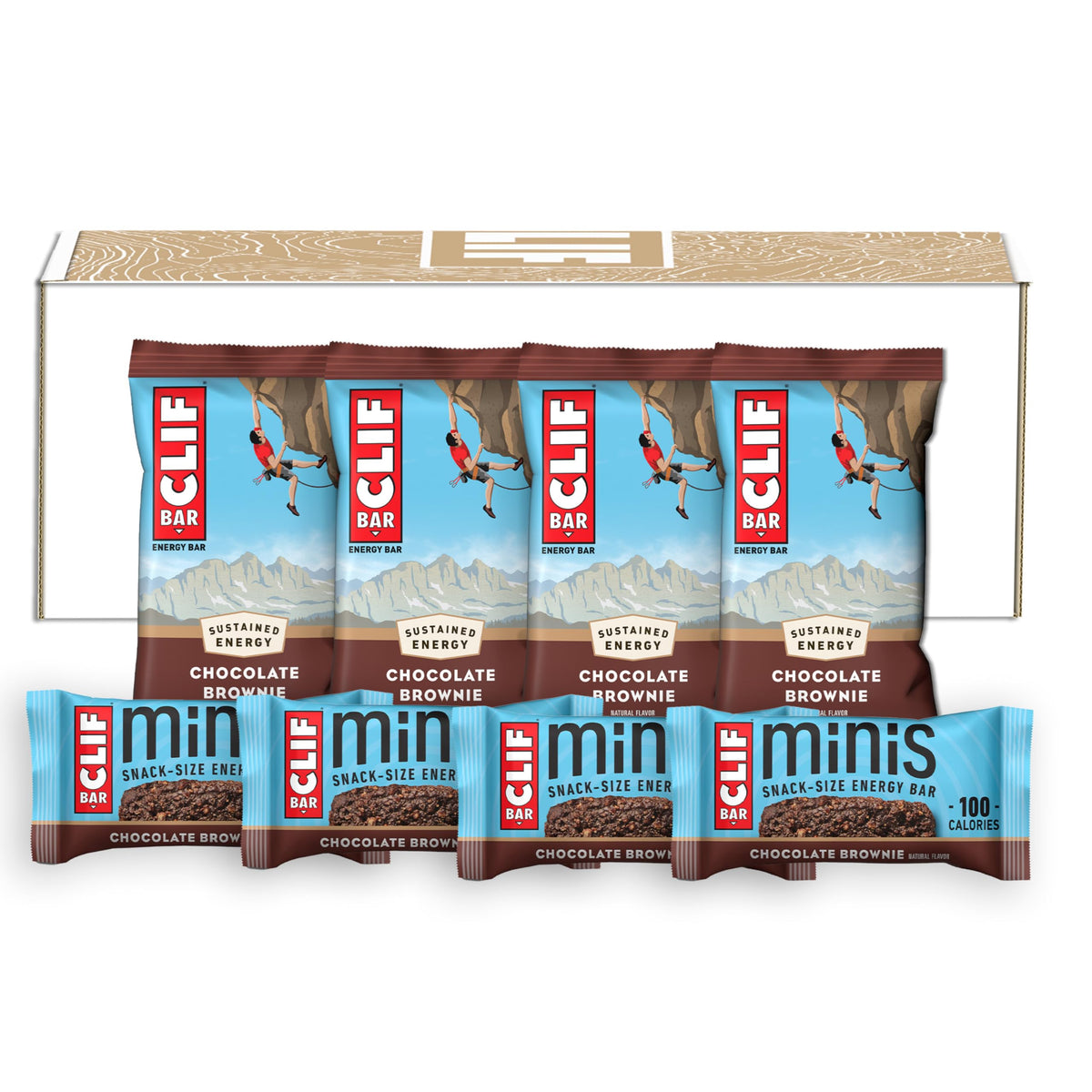 CLIF Bar Chocolate Brownie Energy Bars - 20 Count