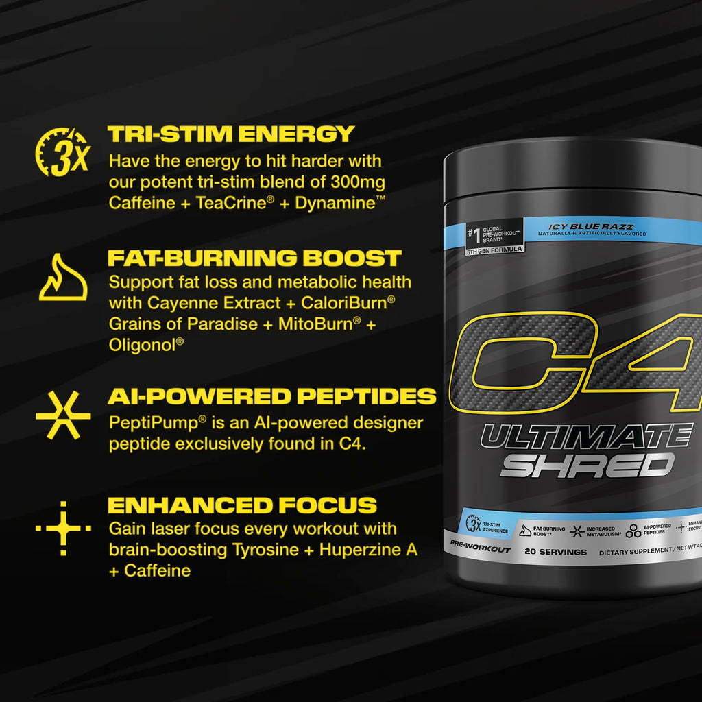 Cellucor C4 Ultimate Shred Pre Workout Powder