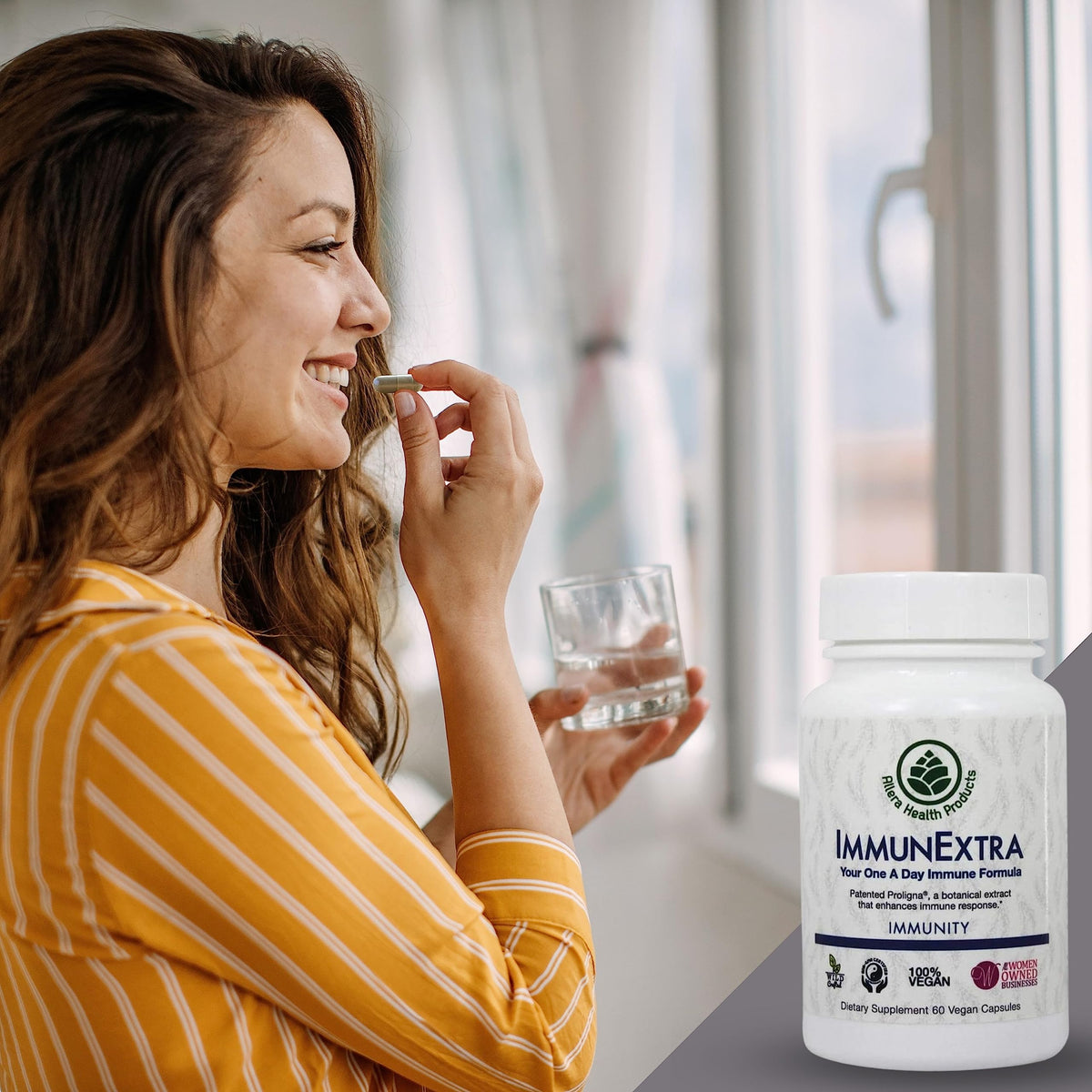 Allera Health Immune Extra Pine Cone Extract - 60 Capsules - image 3
