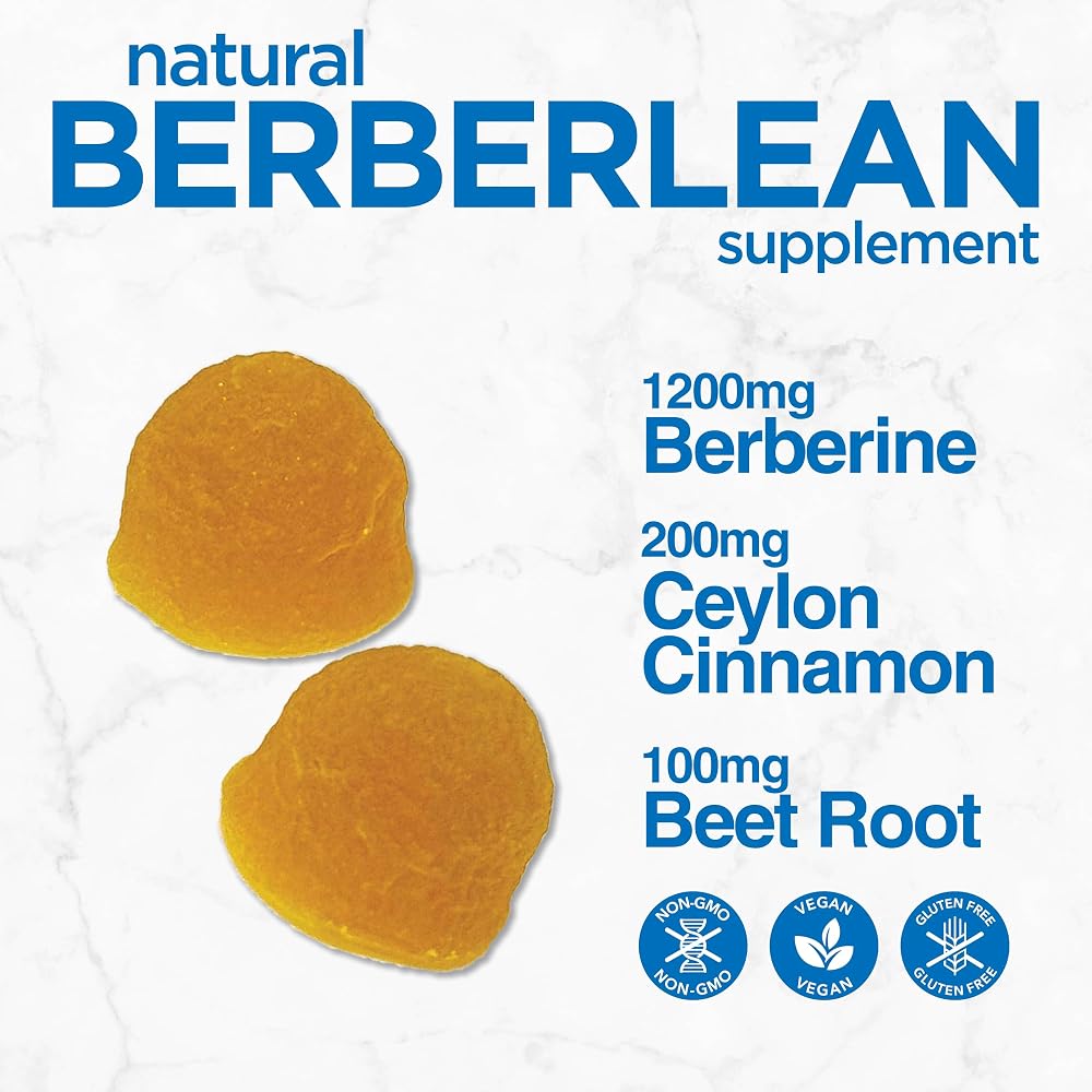 DietWorks BerberLean Gummies with Berberine & Ceylon Cinnamon - 60 Count - image 4