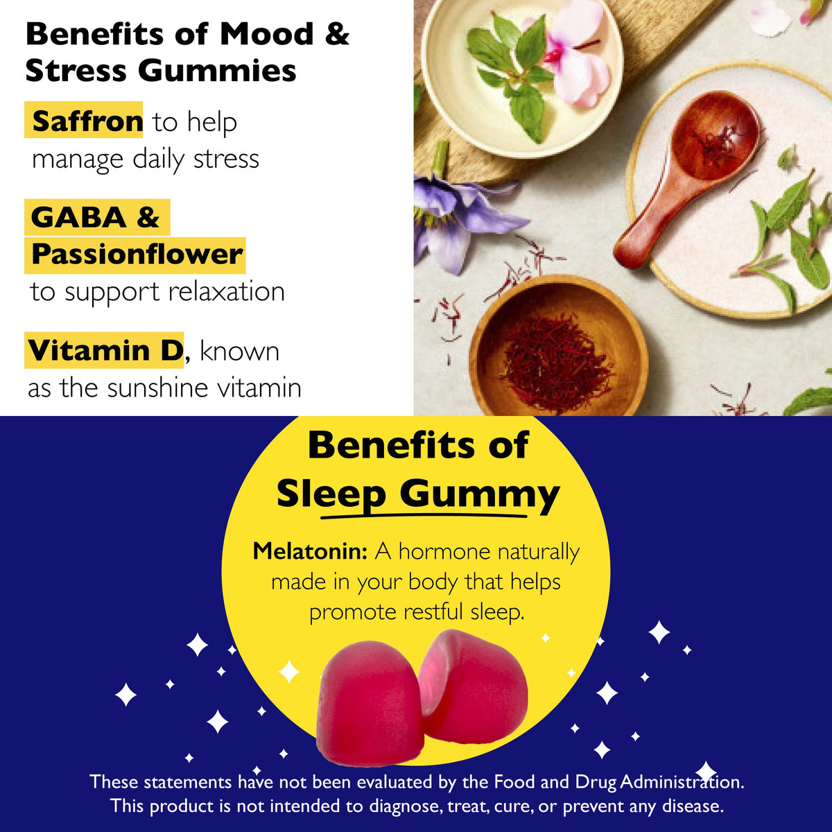 RESCUE Plus Sleep & Mood Support Gummies Duo - 120 Gummies - image 5