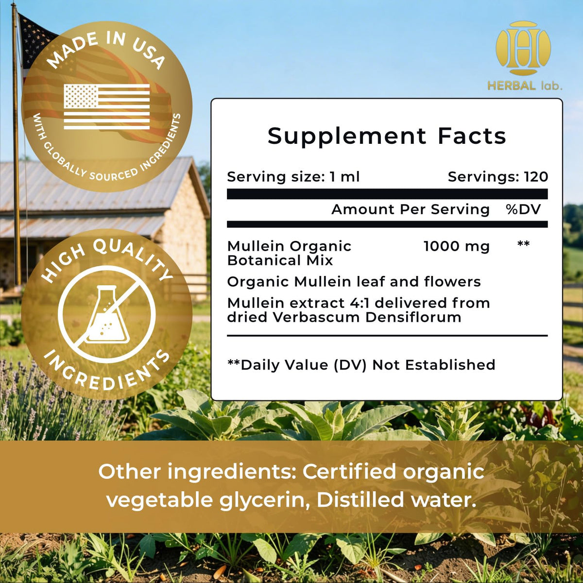 HEBS LAB. Mullein Extract Parent