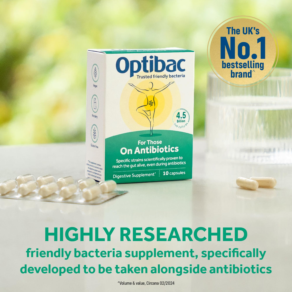 Optibac Probiotics for Those on Antibiotics - 10 Capsules - image 2