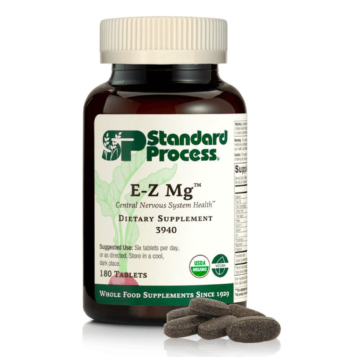 Standard Process E-Z Mg Magnesium Sleep Support - 180 Tablets