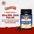 Barlean's Orange Omega-3 Fish Oil Softgels 1300mg EPA & DHA - 60 Count - image 2