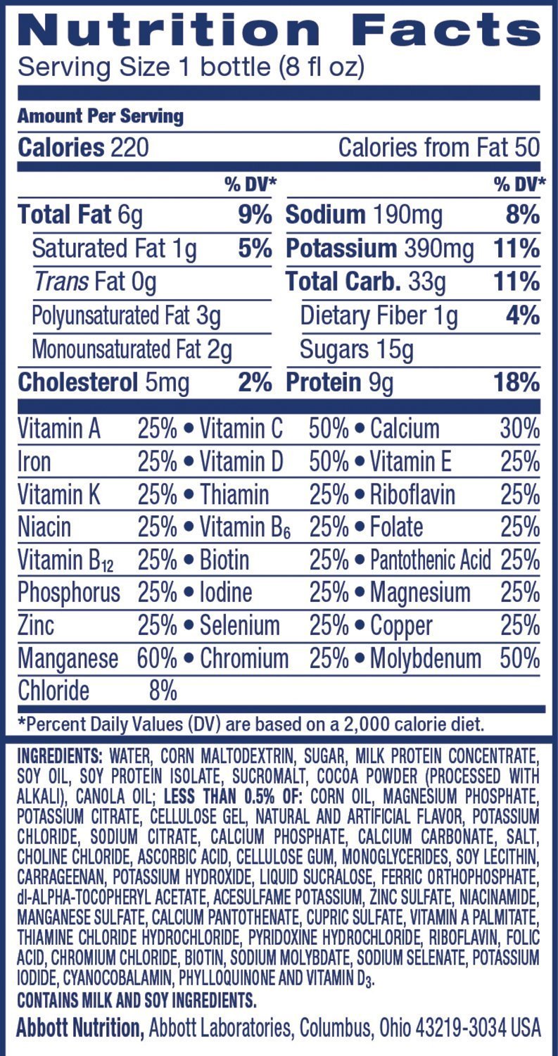 Ensure Original Nutrition Shake