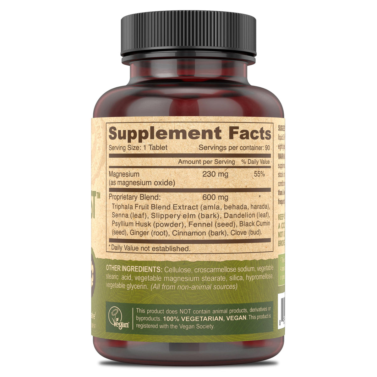 DEVA Vegan Colon Assist Tablets with Magnesium - 90 Tablets - image 2