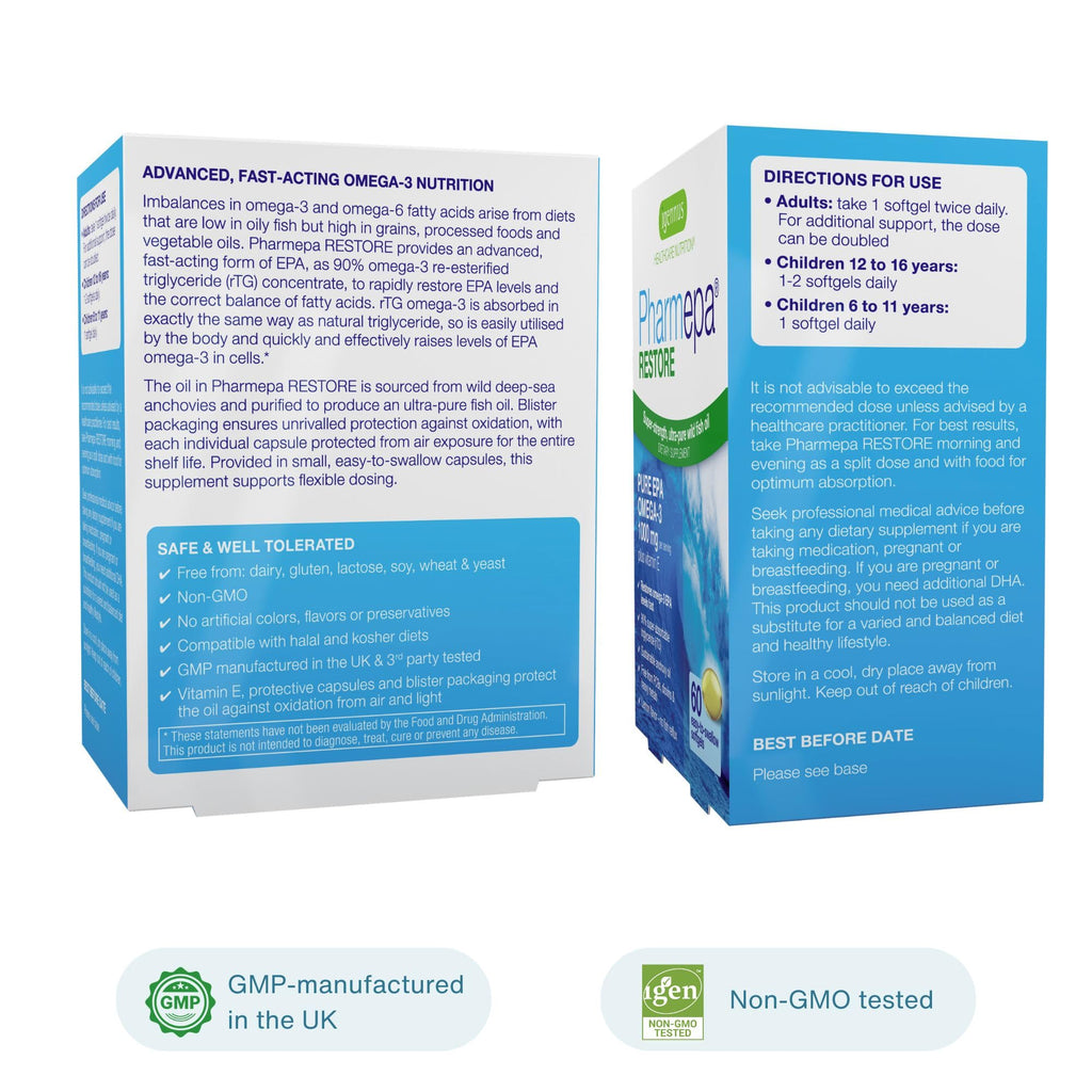 Igennus Pharmepa Restore Pure EPA 1000mg - 600 Softgels - image 6