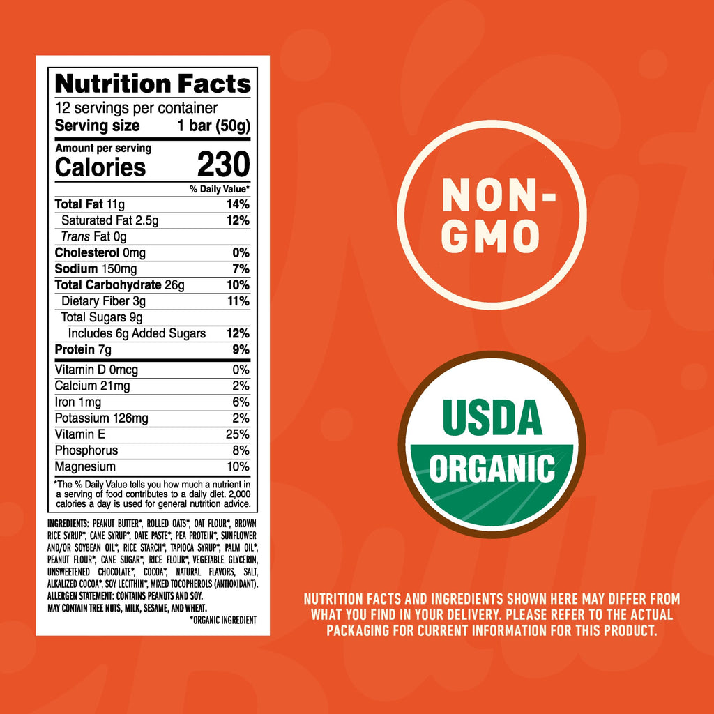 CLIF Bar Nut Butter Chocolate Peanut Butter Organic - 12 Bars - image 6