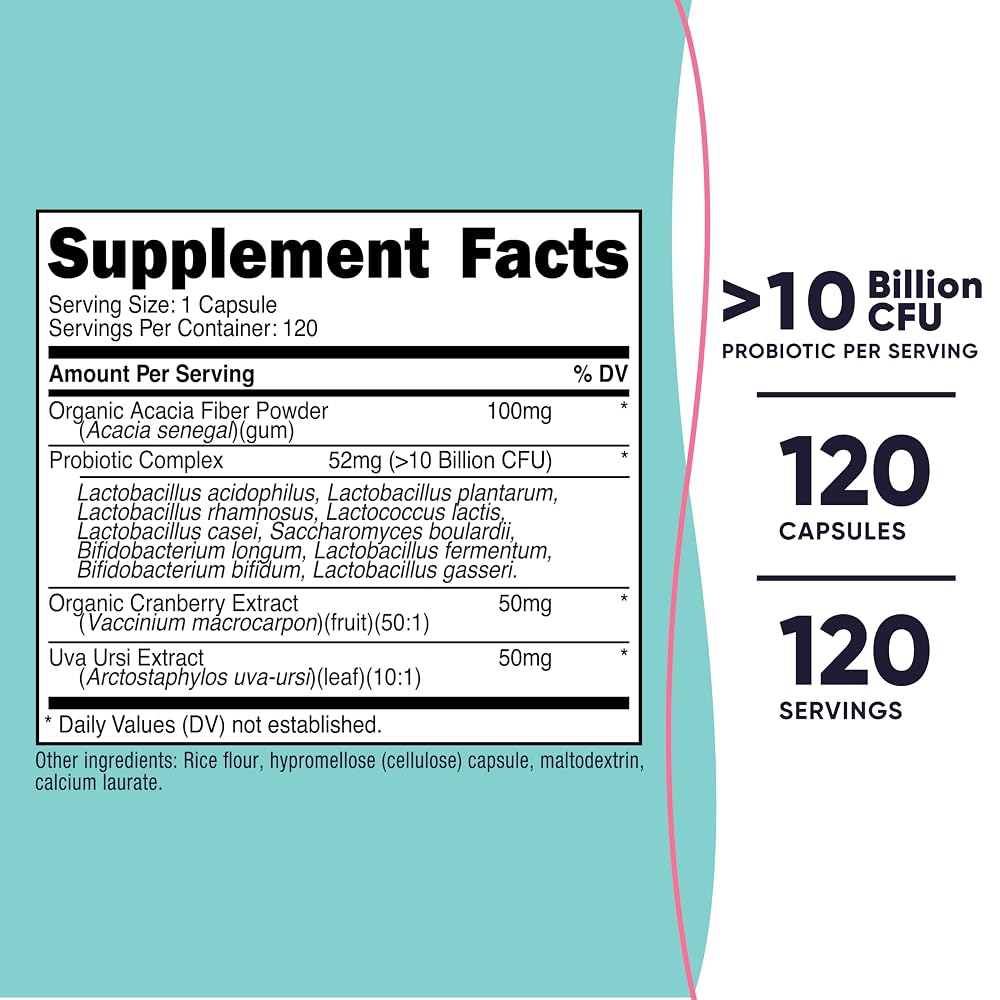 Nutricost Probiotic for Women 10 Billion CFU - 120 Capsules - image 2