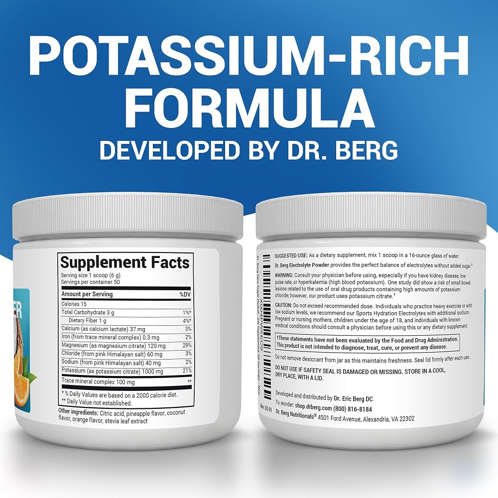 Dr. Berg Zero Sugar Hydration Keto Electrolyte Powder - 50 Servings - image 2