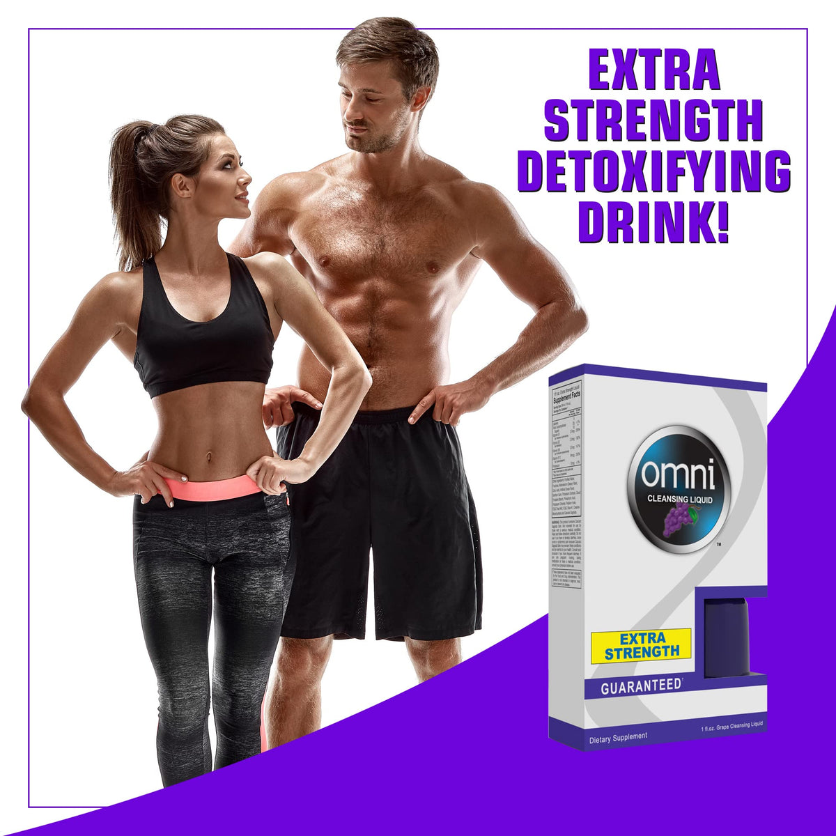 Wellgenix Omni Herbal Cleanse Detox Drink - 1oz Grape Flavor - Detox - image 3