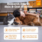 Zesty Paws Fish Oil for Dogs & Cats Omega 3 - 32 fl oz - image 2
