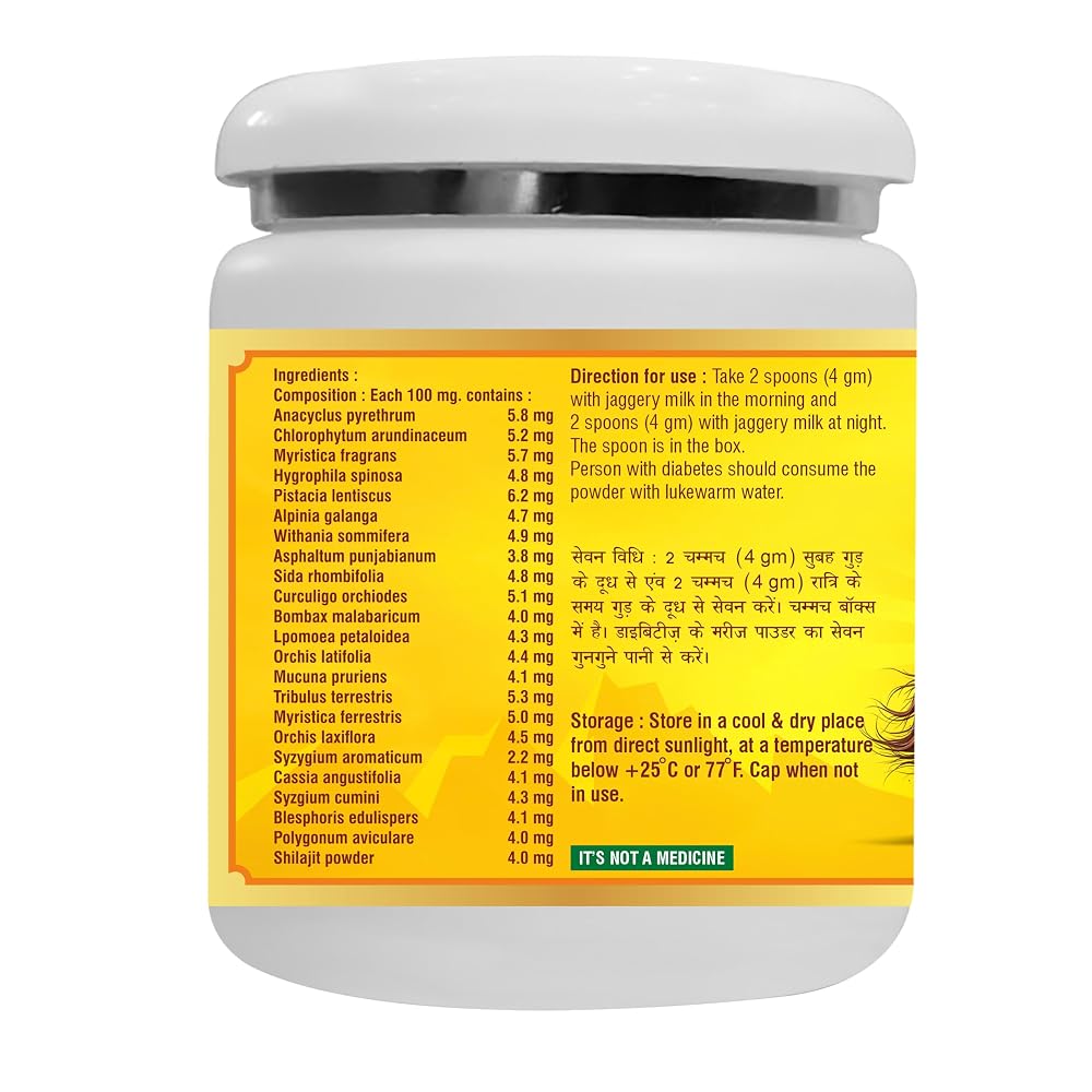 Vaidic Yoga Shakti Vardhak Powder for Energy Support - 8 oz - image 2