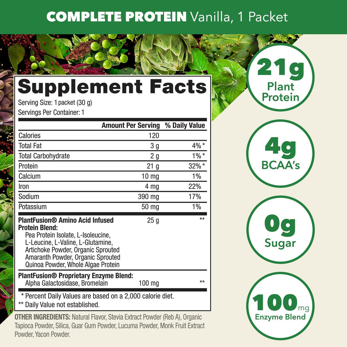PlantFusion Complete Plant-Based Protein Powde