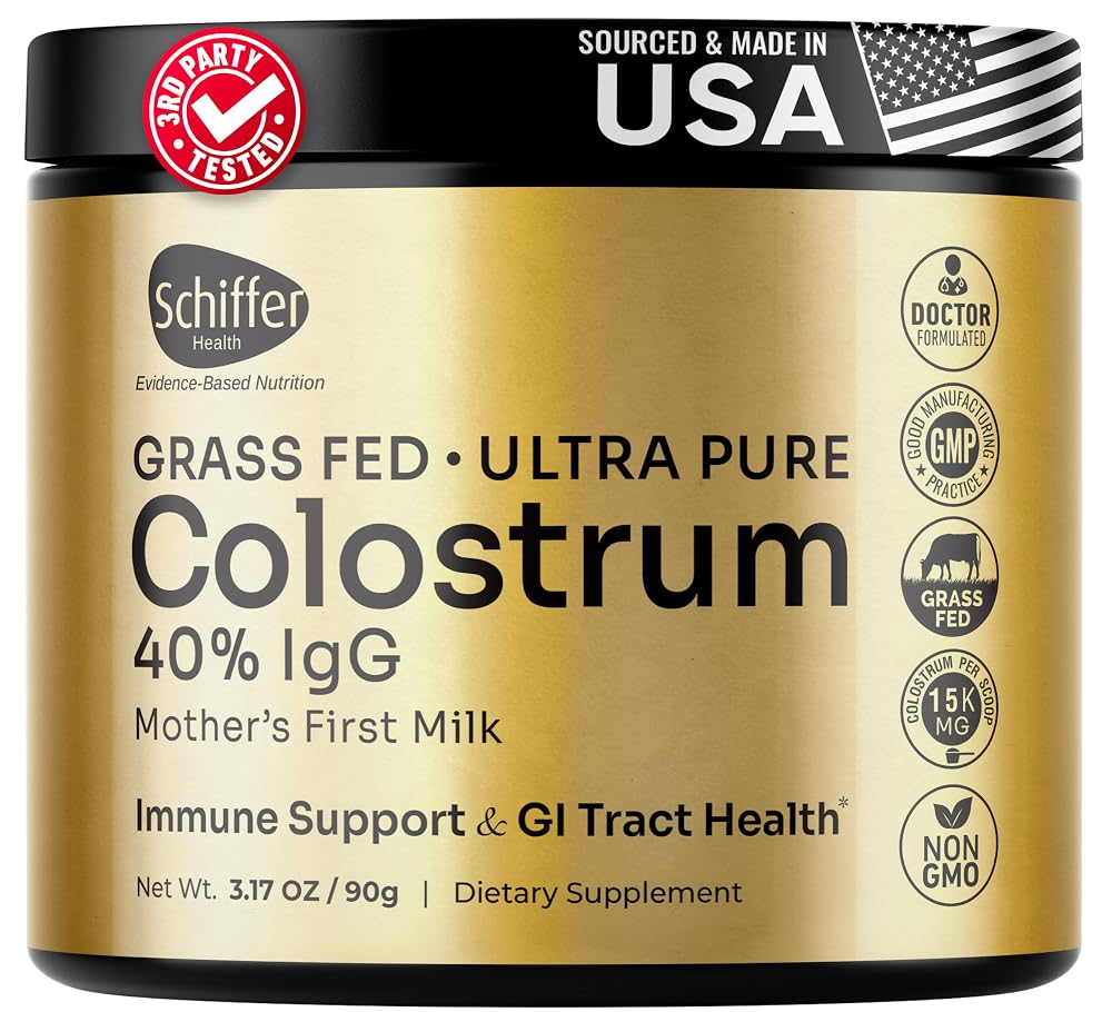 Schiffer Health Colostrum Powder Immune Support - 60 Servings