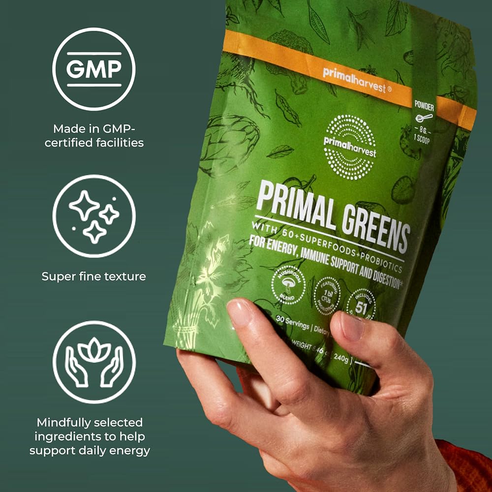 Primal Harvest Greens Daily Supplement Powder - 30 Servings - image 6