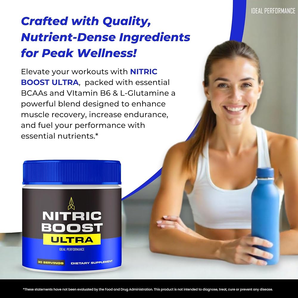 IDEAL PERFORMANCE Nitric Boost Ultra Powder for Energy - 6 Ounces - image 7